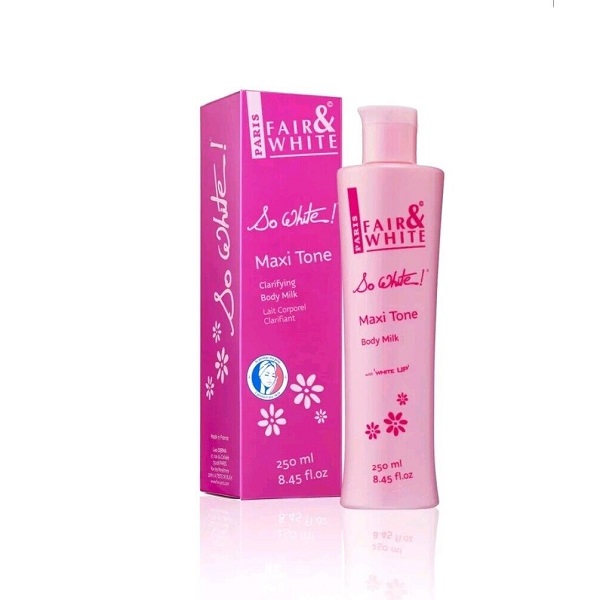 Fair And White So White Maxi Tone Clarifying Body Milk - 250ml